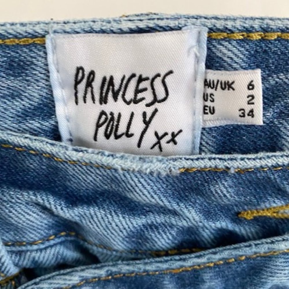 Cropped Holly asymmetric Jeans - Picture 6 of 10